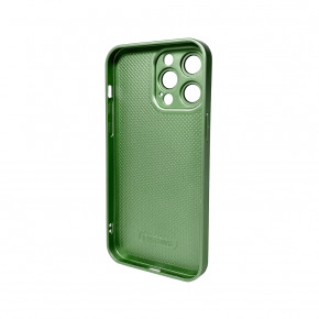   AG Glass Matt Frame Color Logo Apple iPhone 14 Pro Max Light Green (AGMattFrameiP14PMLGreen) 3