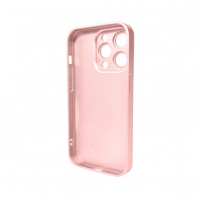   AG Glass Matt Frame Color Logo Apple iPhone 15 Pro Chanel Pink (AGMattFrameiP15PPink) 3