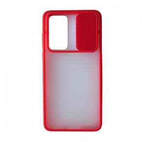  Camera Matte Case Huawei P40 red