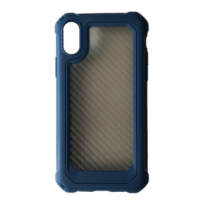   Carbon Style iPhone X/XS blue