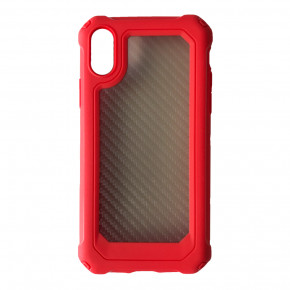   Carbon Style iPhone X/XS red