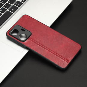   Cosmi Leather Case realme Realme C55 Red (CoLeathRealC55Red) 7