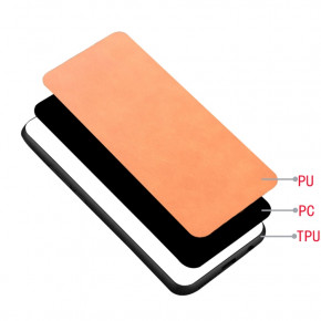   Cosmi Leather Case Xiaomi Xiaomi Redmi 12 Orange (CoLeathXR12Orange) 4