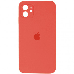   Silicone Full Case AA Camera Protect Apple iPhone11 Peach (FullAAi11-18)