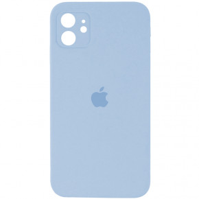   Silicone Full Case AA Camera Protect Apple iPhone11 Mist Blue (FullAAi11-27)