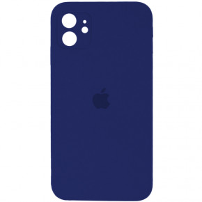   Silicone Full Case AA Camera Protect Apple iPhone11 Navy Blue (FullAAi11-39)