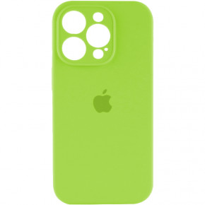   Silicone Full Case AA Camera Protect Apple iPhone 13 Pro Shiny Green (FullAAi13P-24)