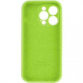    Silicone Full Case AA Camera Protect Apple iPhone 13 Pro Shiny Green (FullAAi13P-24) (1)