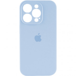   Silicone Full Case AA Camera Protect Apple iPhone 13 Pro Mist Blue (FullAAi13P-27)