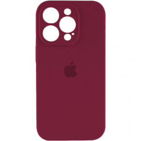   Silicone Full Case AA Camera Protect Apple iPhone 13 Pro Max Plum (FullAAi13PM-47)