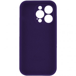   Silicone Full Case AA Camera Protect Apple iPhone 13 Pro Max Berry Purple (FullAAi13PM-59) 3