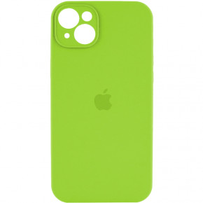   Silicone Full Case AA Camera Protect Apple iPhone 14 Shiny Green (FullAAi14-24)