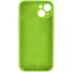   Silicone Full Case AA Camera Protect Apple iPhone 14 Shiny Green (FullAAi14-24) 3