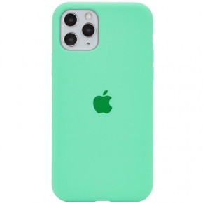    Silicone Full Case AA Open Cam Apple iPhone 11 Pro Spearmint (FullOpeAAKPi11P-30) (0)