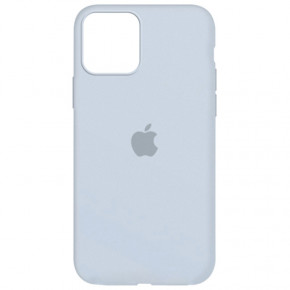   Silicone Full Case AA Open Cam Apple iPhone 12 Mist Blue (FullOpeAAi12-27)