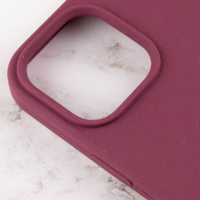   Silicone Full Case AA Open Cam Apple iPhone 14 Pro Plum (FullOpeAAi14P-47) 5