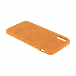  Leather Croc Case Apple Iphone Xr Orange 6