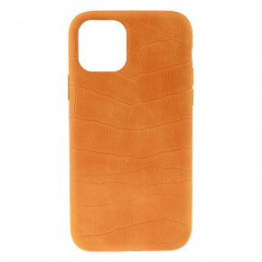  Leather Croc Case iPhone 11 Pro Orange 4