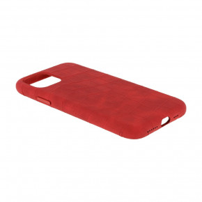  Leather Croc Case iPhone 11 Pro Red 5