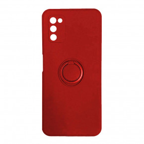  Ring Case Samsung A03S (A035) Red