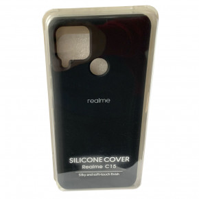  Silicone Case Full Realme C15 Black