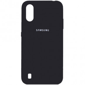  Silicone Case Full Samsung A01 (A015) Black 3