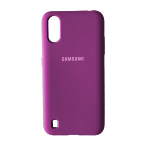  Silicone Case Full Samsung A01 (A015) Grape