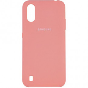  Silicone Case Full Samsung A01 (A015) Pink