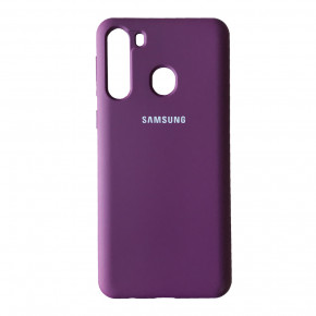  Silicone Case Full Samsung A21 (A215) Grape