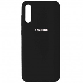  Silicone Case Full Samsung A70 Black