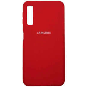  Silicone Case Full Samsung A7 2018 Red