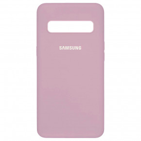  Silicone Case Full Samsung S10 Pink