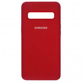  Silicone Case Full Samsung S10 Plus Red