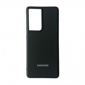  Silicone Case Full Samsung S21 Ultra Black