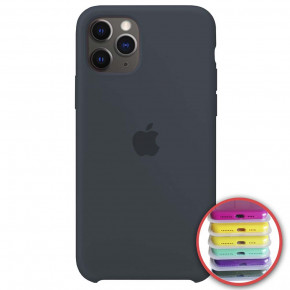  Silicone Case Full iPhone 11 (15) pebble