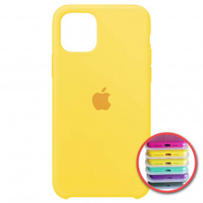  Silicone Case Full iPhone 11 ( 4) yellow