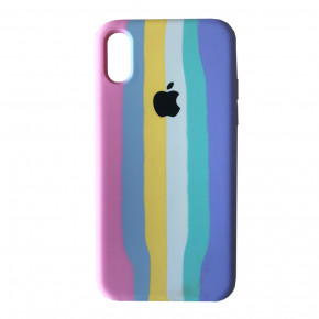  Silicone Case Full iPhone XR RAINBOW 3