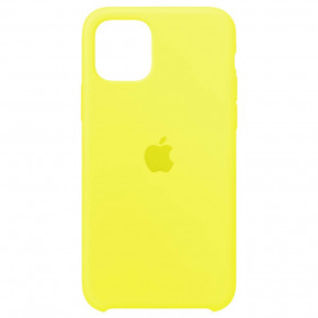 Silicone case iPhone 11 (37) new yellow