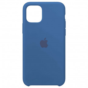 Silicone case iPhone 11 (38) blue new