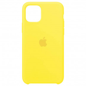 Silicone case iPhone 11 (55) canary yellow