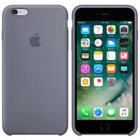  Silicone case iPhone 6S (46) lavander gray