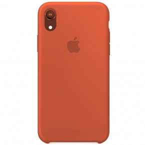  Silicone case iPhone XR (66) kumquat