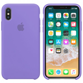  Silicone case iPhone X/XS (41) lilac