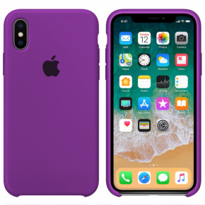   Silicone case for iPhone XS Max (45) purple (Copy)