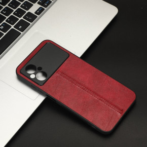  Cosmi Leather Case Poco M5/M5 5G Red (CoLeathPocoM5Red) 6