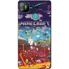    Coverphone  Tecno Pop 4   Minecraft