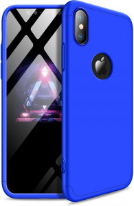 - GKK 3 in 1 Hard PC Case Apple iPhone XS Blue