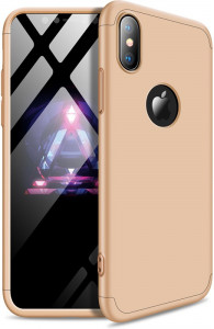 - GKK 3 in 1 Hard PC Case Apple iPhone XS Gold