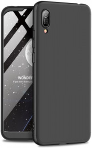 - GKK 3 in 1 Hard PC Case Huawei Y6 2019 Black