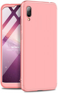 - GKK 3 in 1 Hard PC Case Huawei Y6 2019 Rose Gold #I/S